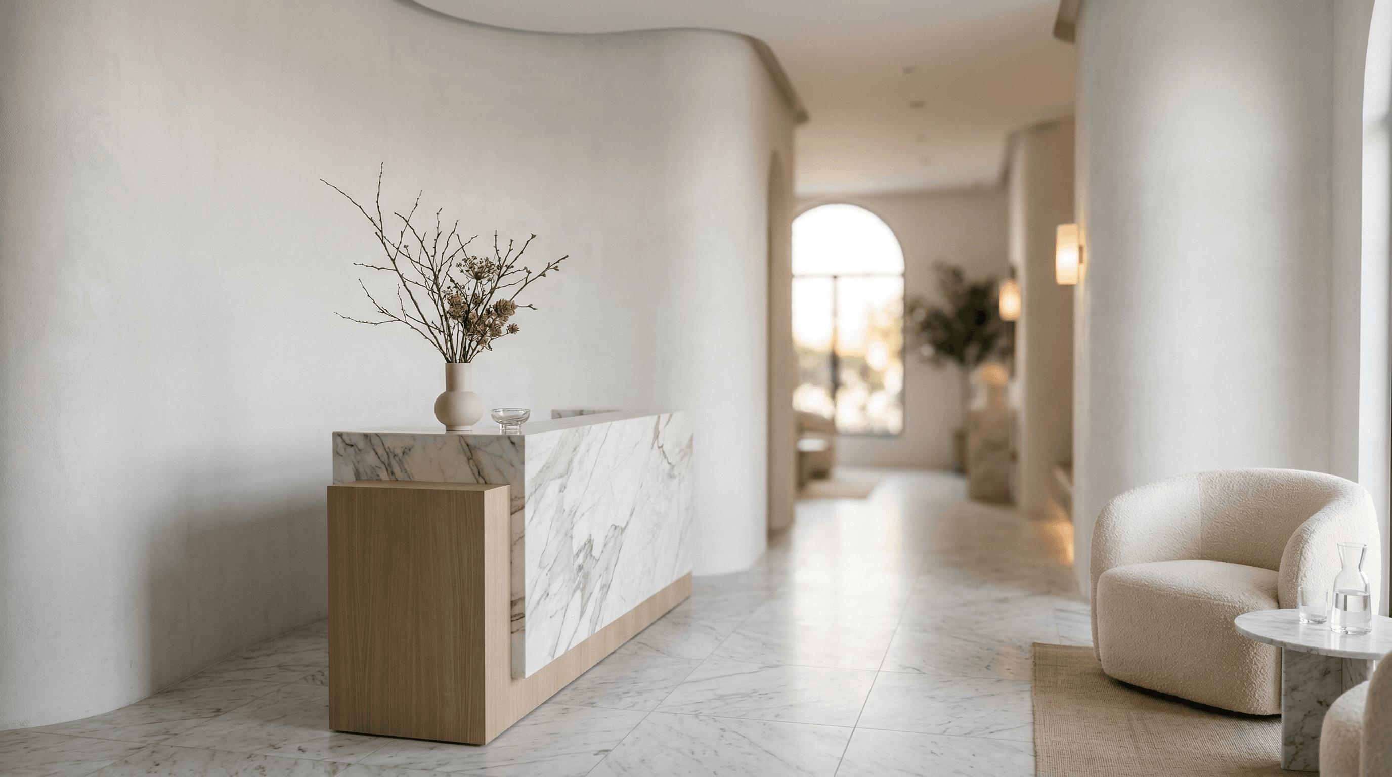 Luxurious Med Spa Interior